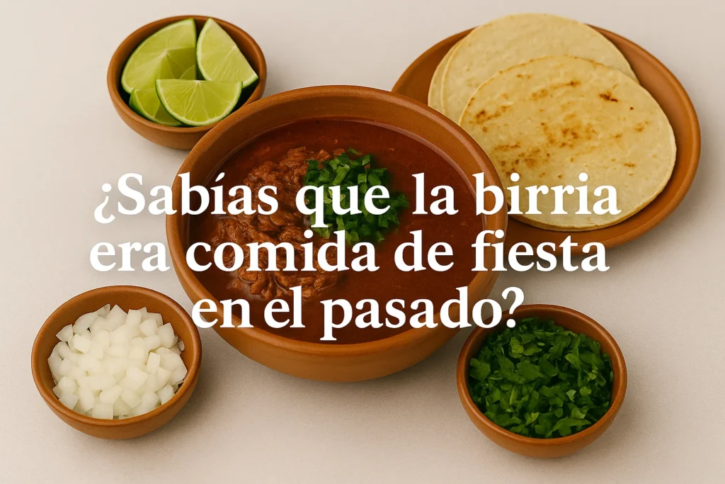 birria comida del pasado