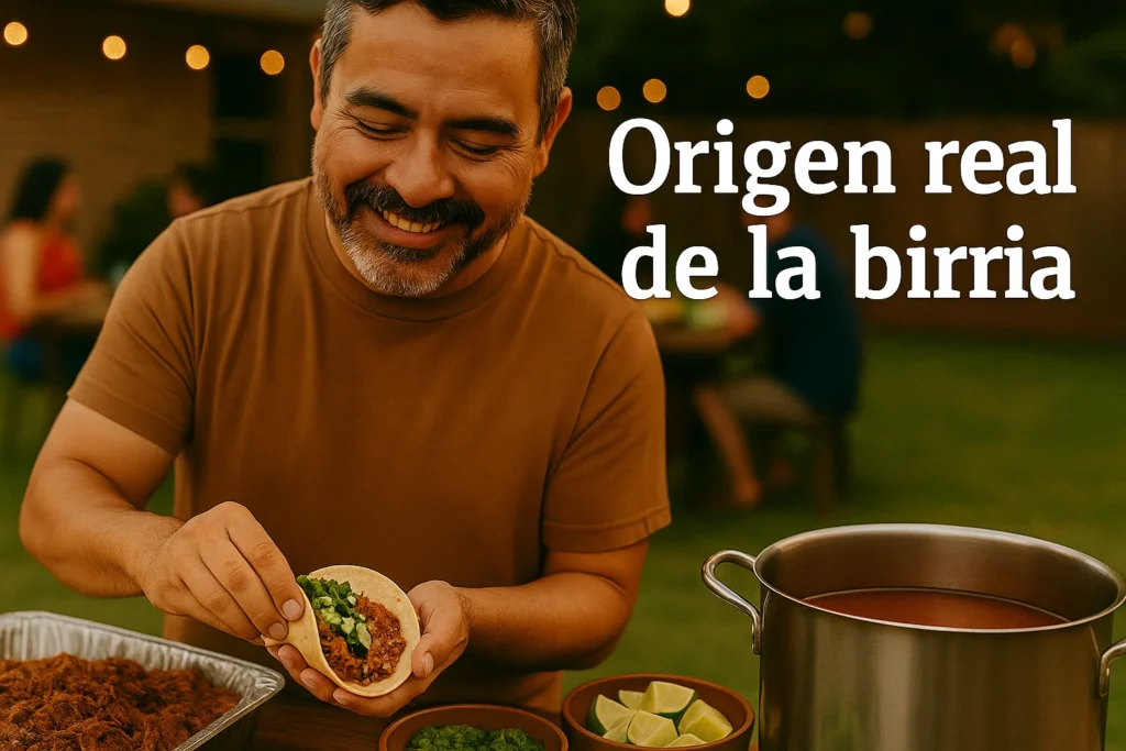 Origen real de la birria