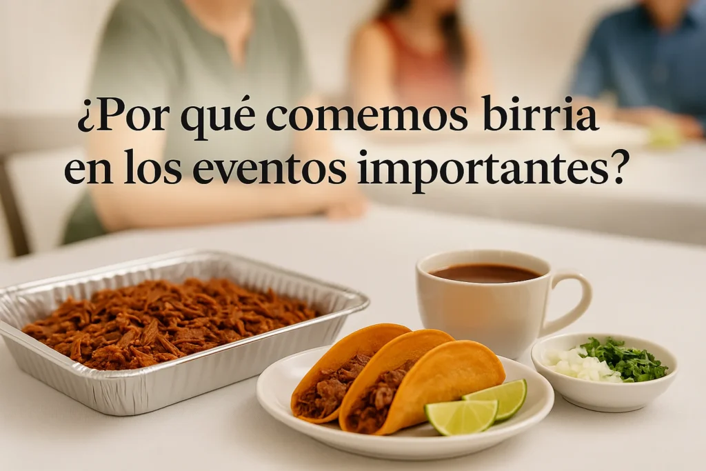 porque comemos birria en eventos